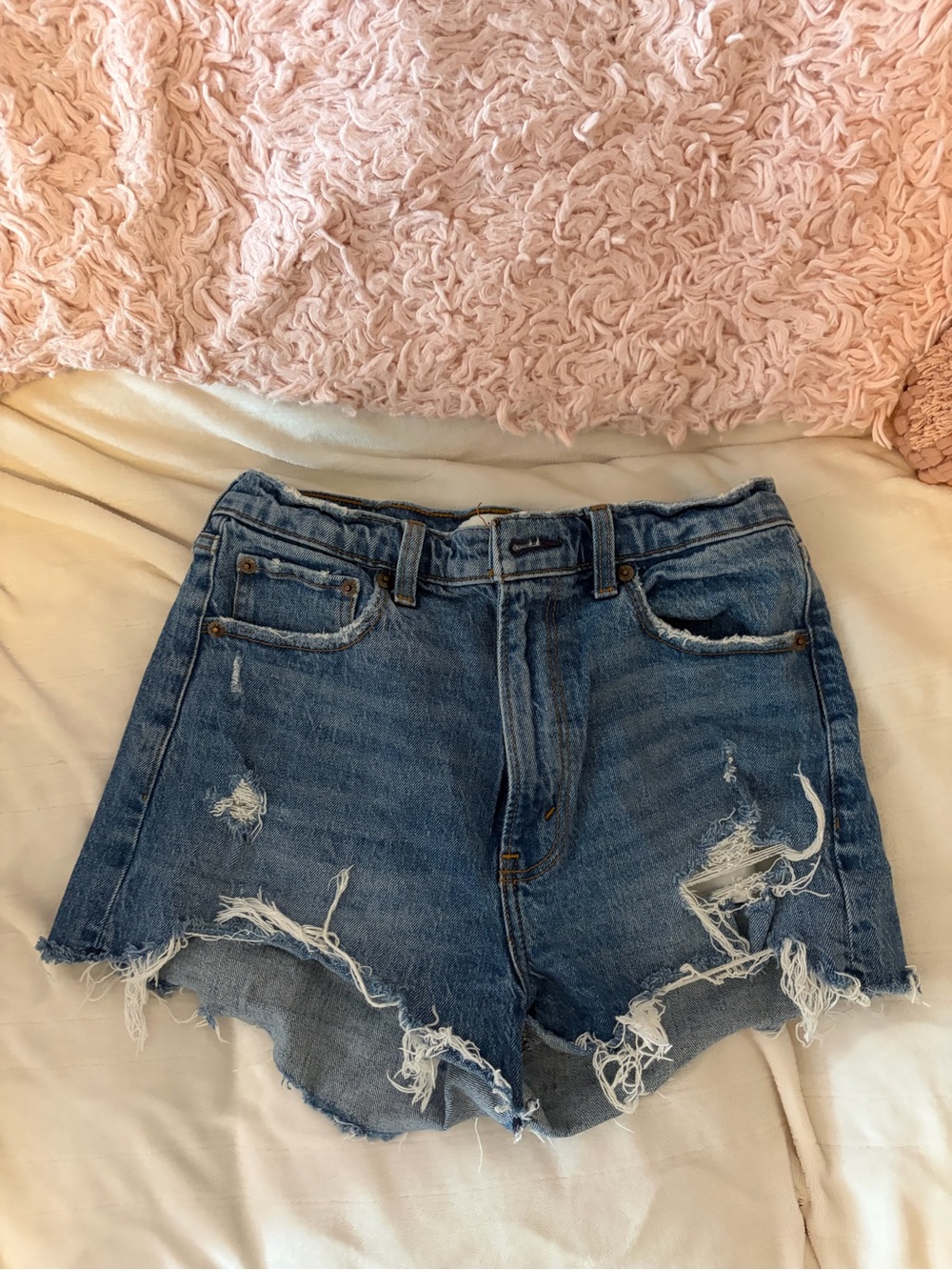 Abercrombie & Fitch Denim Cutoff Shorts